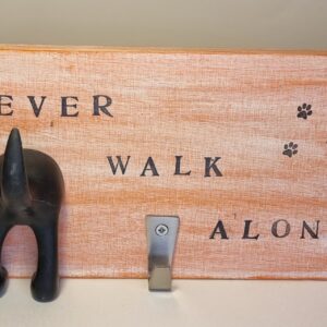 Leinengarderobe "never walk alone"