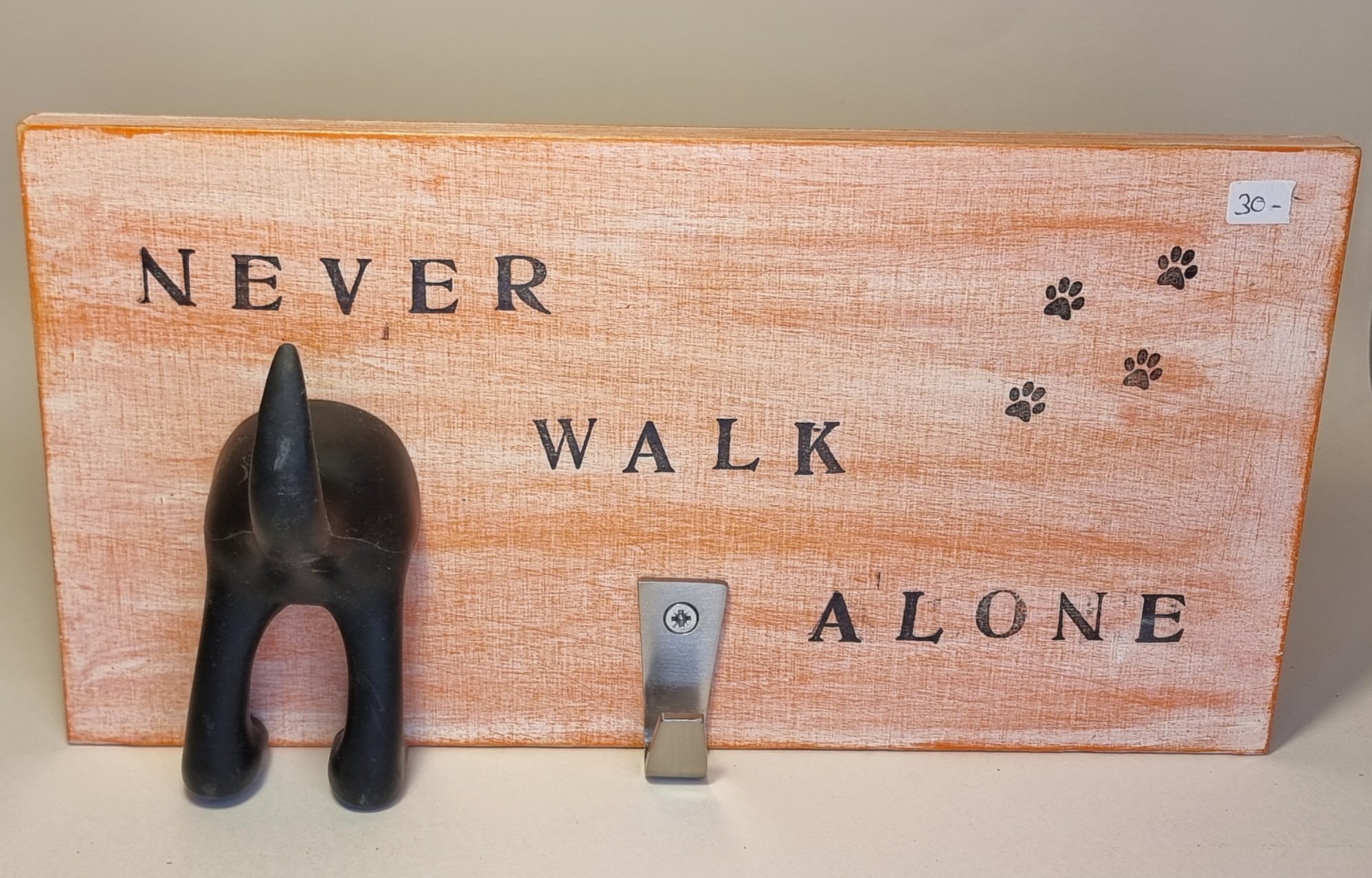 Leinengarderobe "never walk alone"