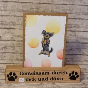 Fotohalter "gemeinsam durch dick und dünn"